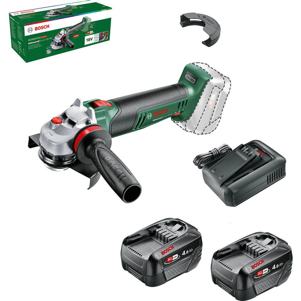 Bosch ADVANCEDGRIND 18V-80 P4A 18V Cordless Angle Grinder 125mm