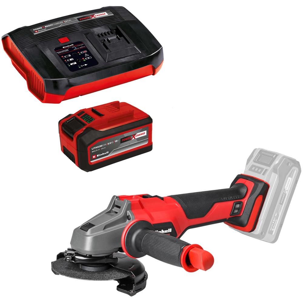 Einhell Professional AXXIO 18/115 18V Cordless Brushless Angle Grinder 115mm