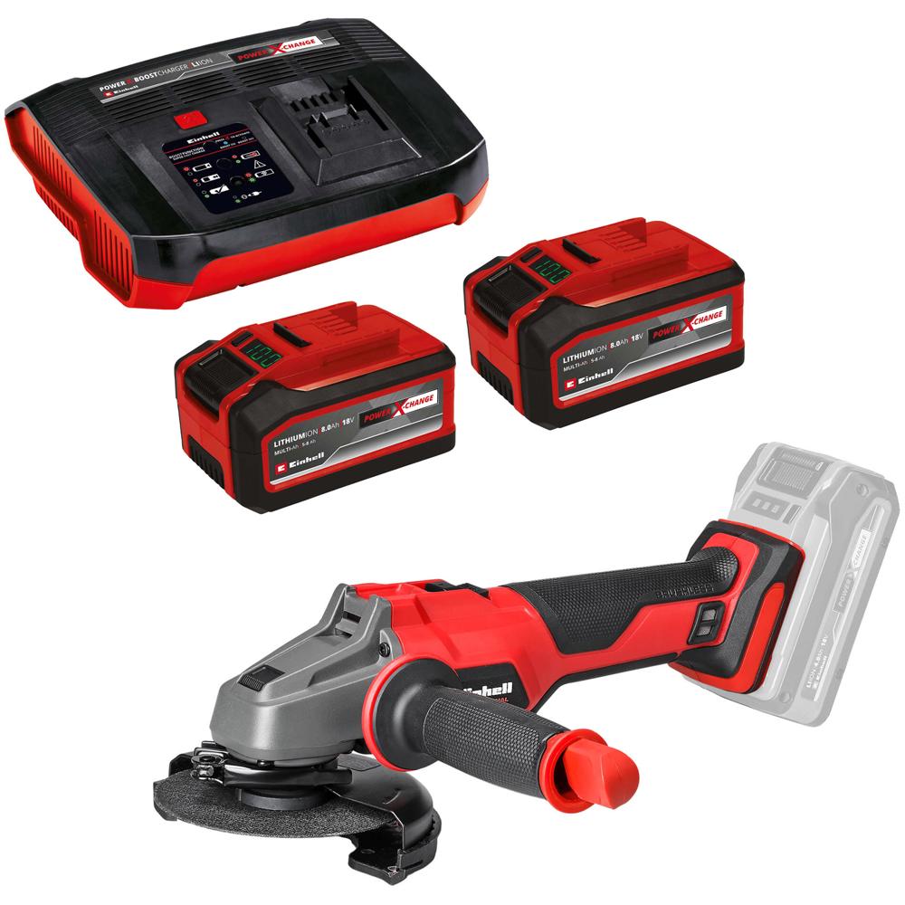 Einhell Professional AXXIO 18/115 18V Cordless Brushless Angle Grinder 115mm