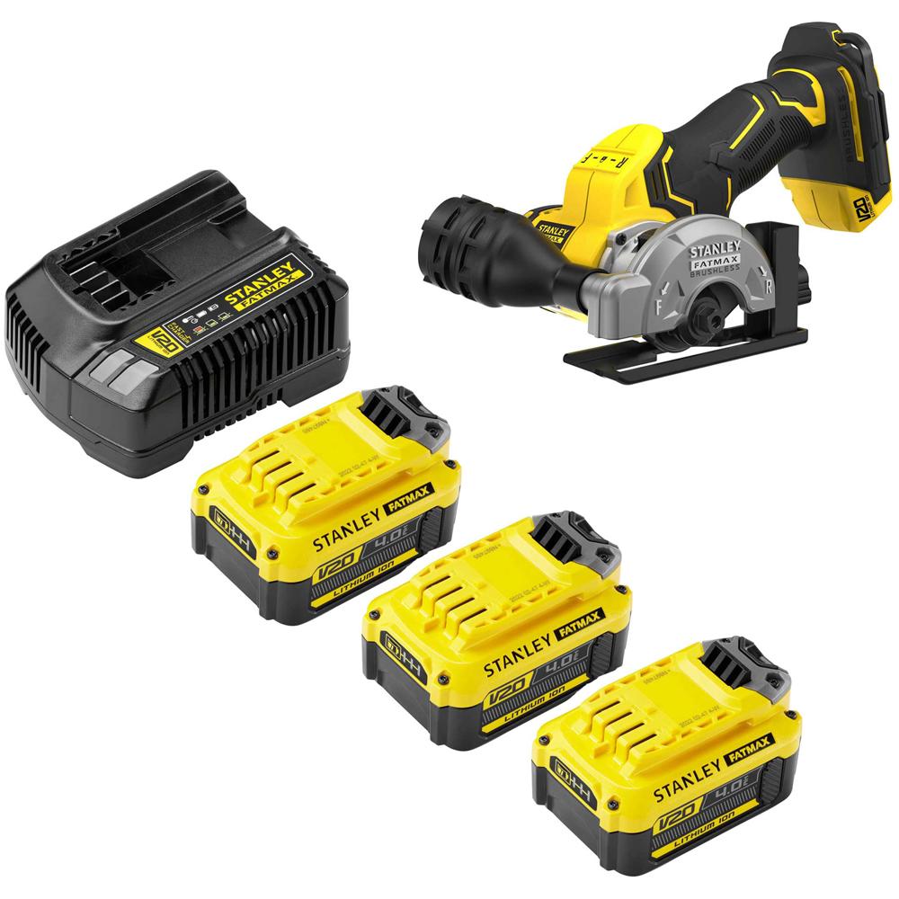 Stanley FatMax V20 SFMCM300 18V Cordless Brushless Angle Grinder 76mm