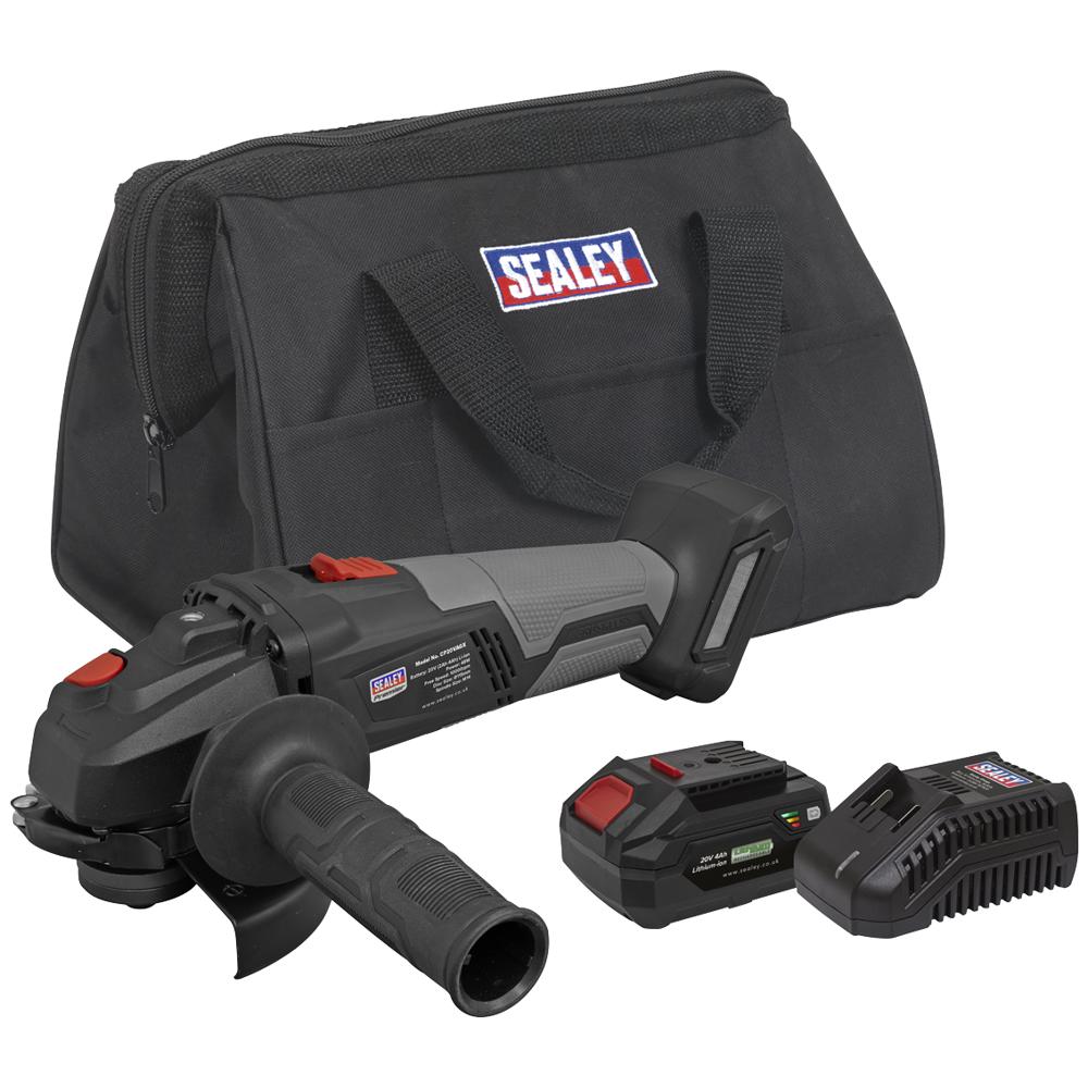 Sealey CP20VAGX 20V Cordless Brushless Angle Grinder 115mm