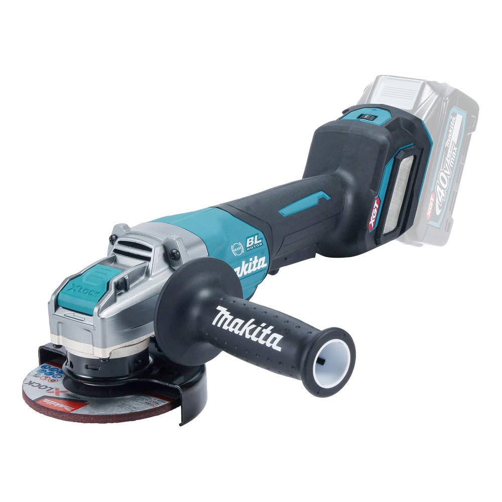 Makita GA043G 40V Max XGT Cordless Brushless X-LOCK Angle Grinder 115mm