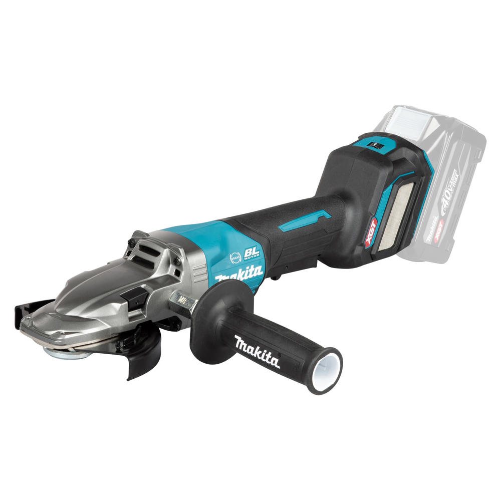Makita GA056G 40V Max XGT Cordless Brushless Flat Head Angle Grinder 125mm